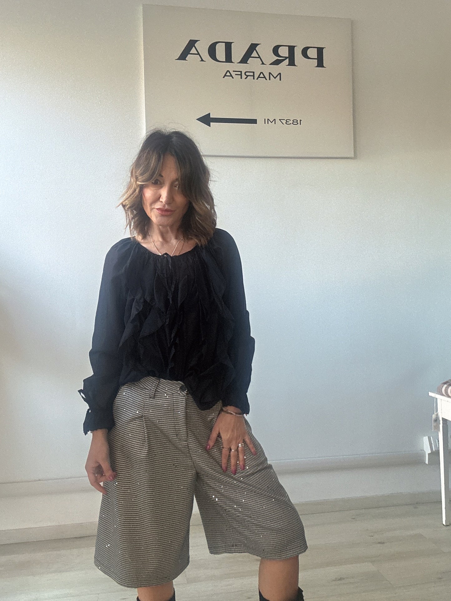 Bermuda con paillettes