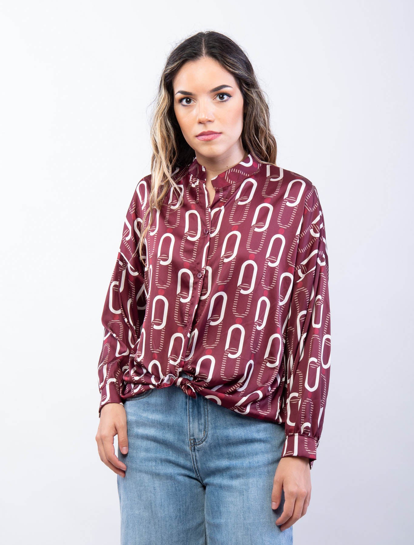 Camicia in raso