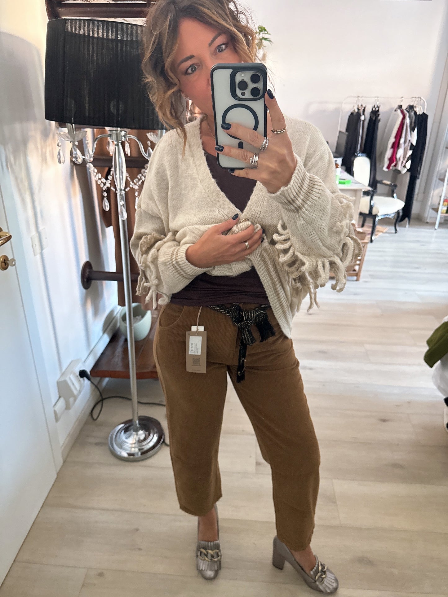 Pantalone in velluto
