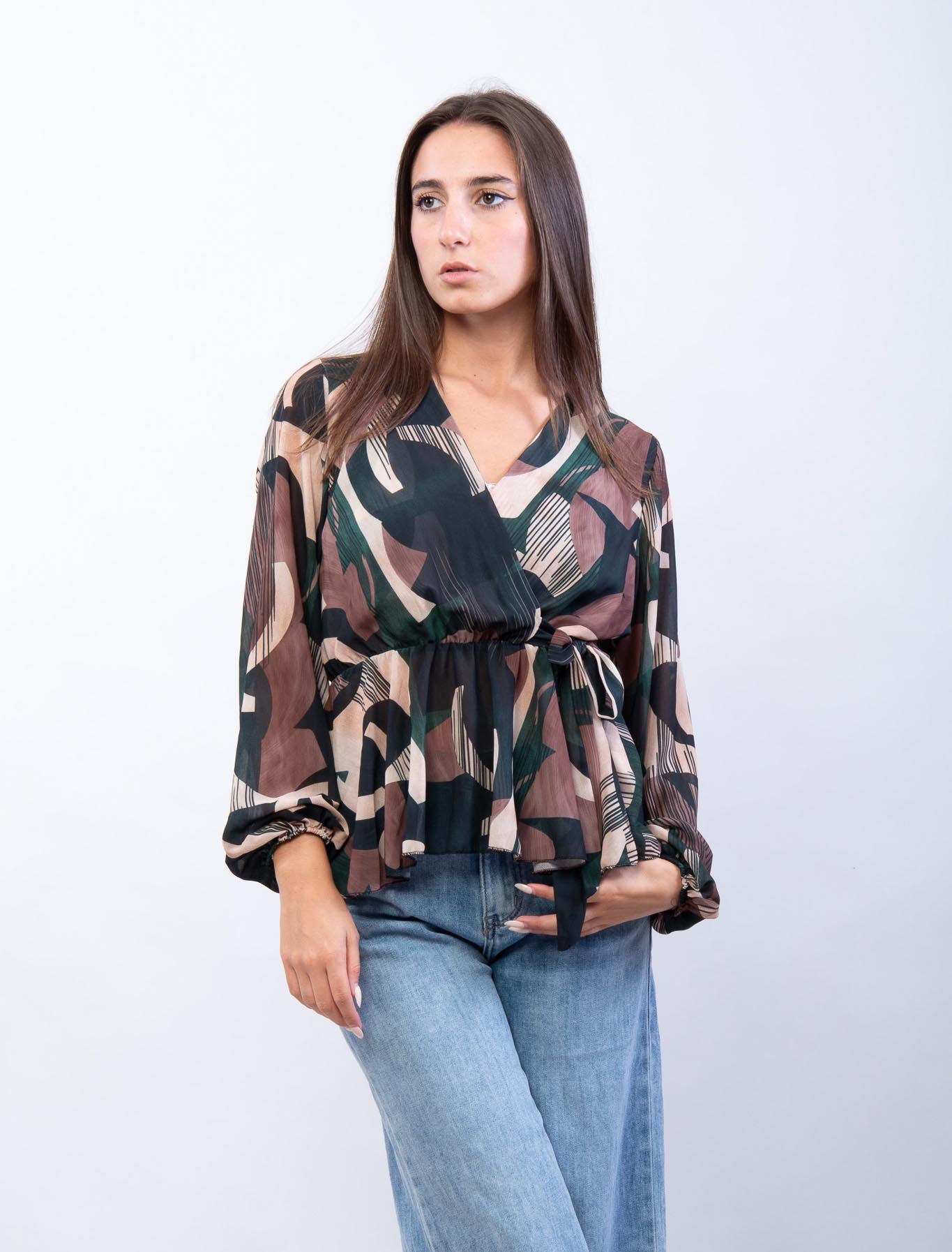 Blusa con nodo