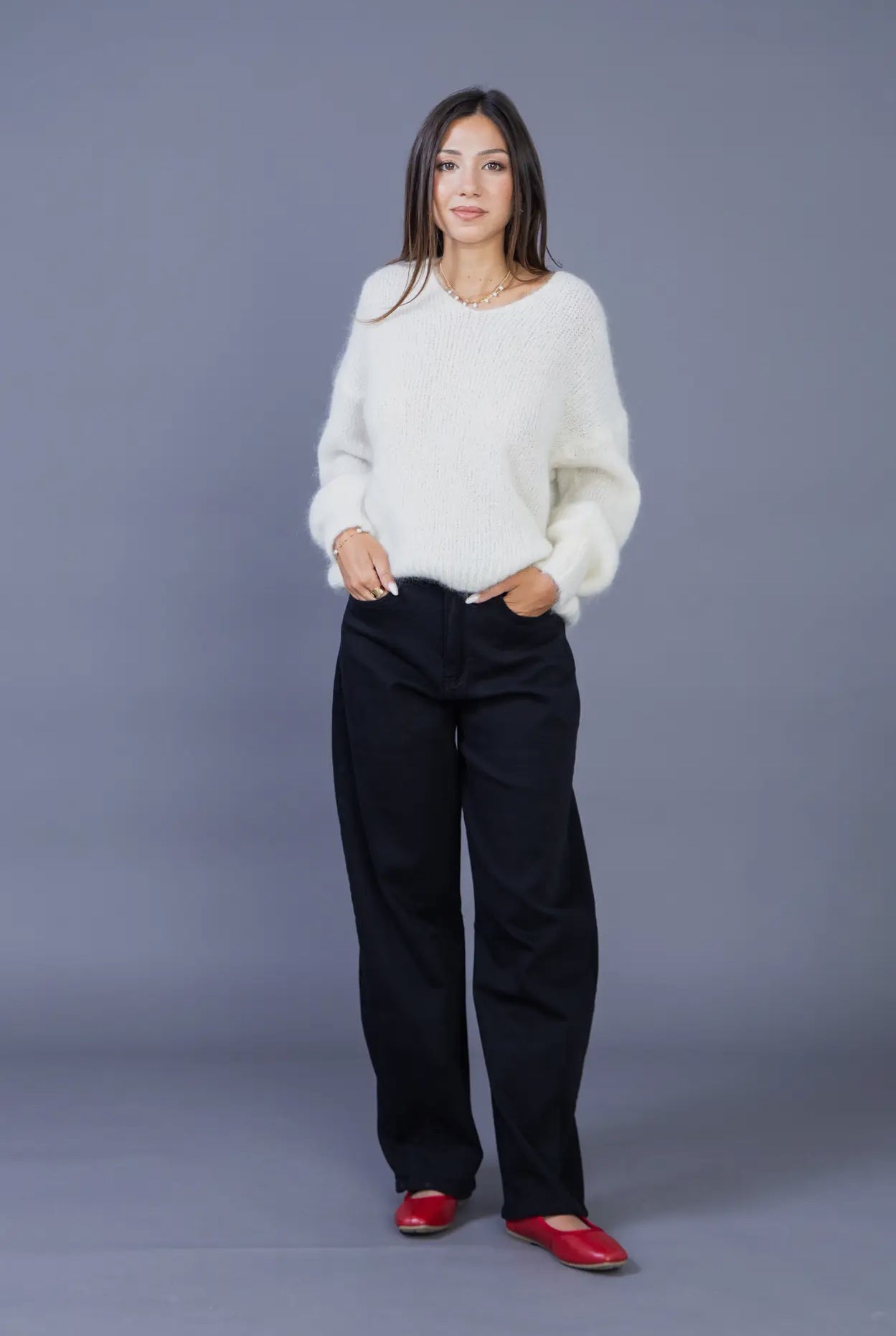 Jeans Barrel nero