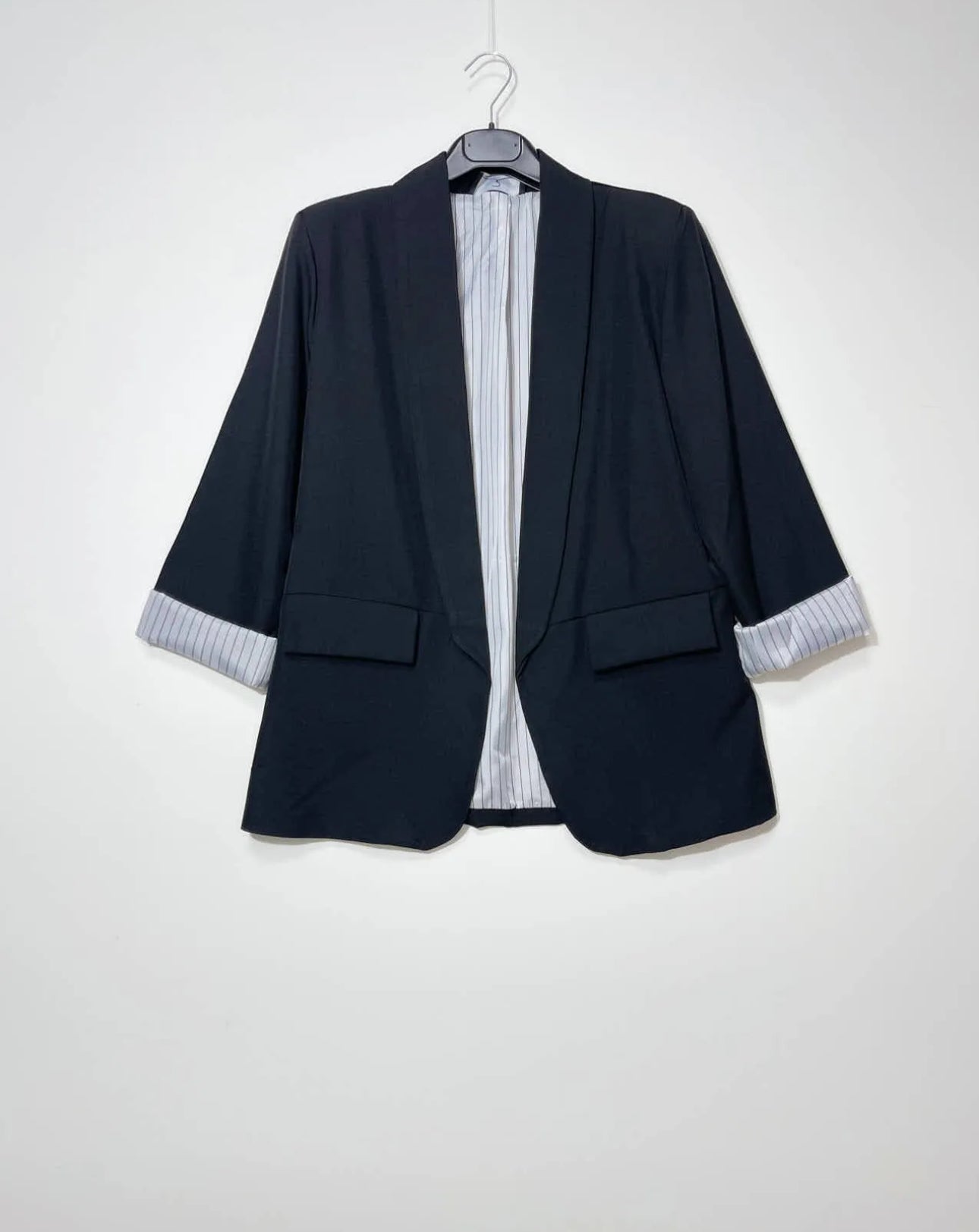 Blazer con fodera rigata