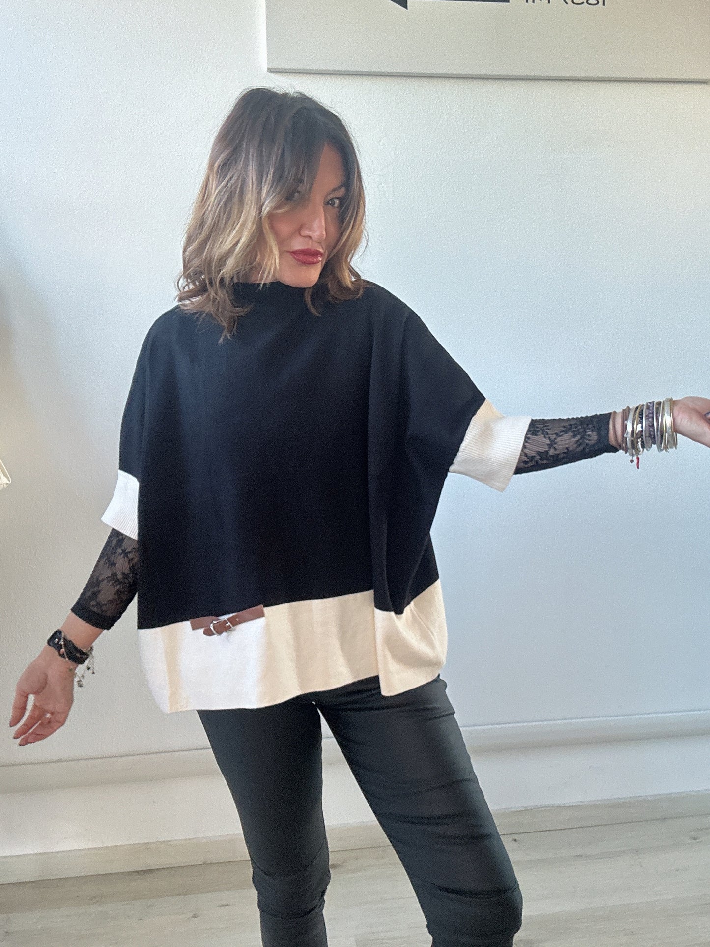Maglia manica pipistrello