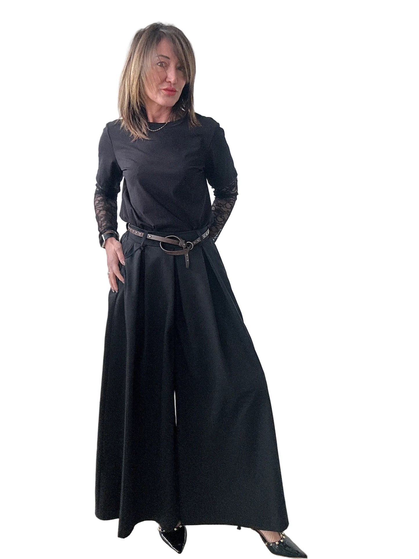 Pantagonna con cintura