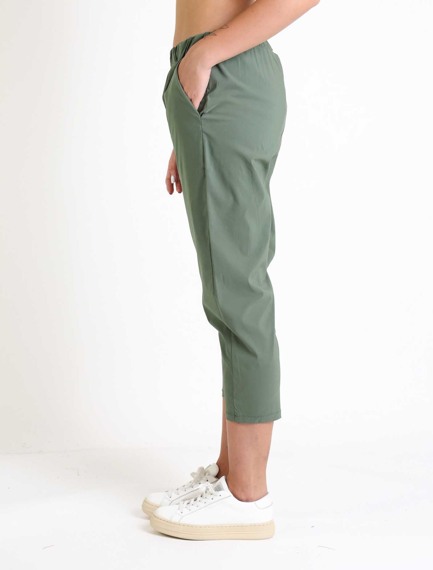 Pantalone in cotone elastico