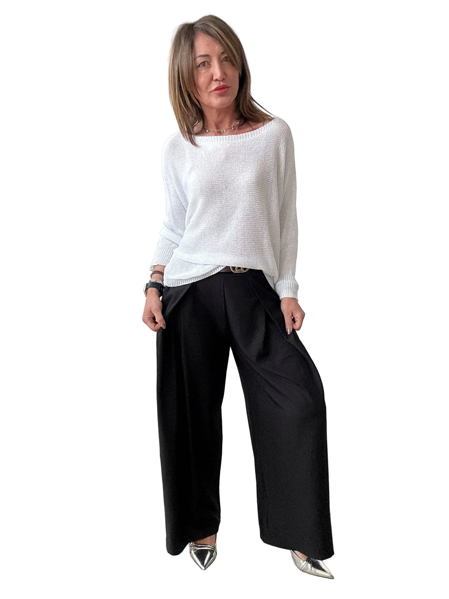 Pantalone con pinces