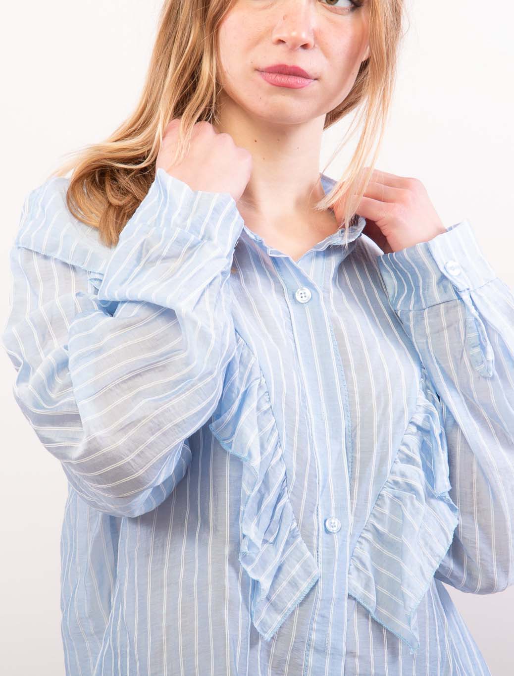 Camicetta con rouches