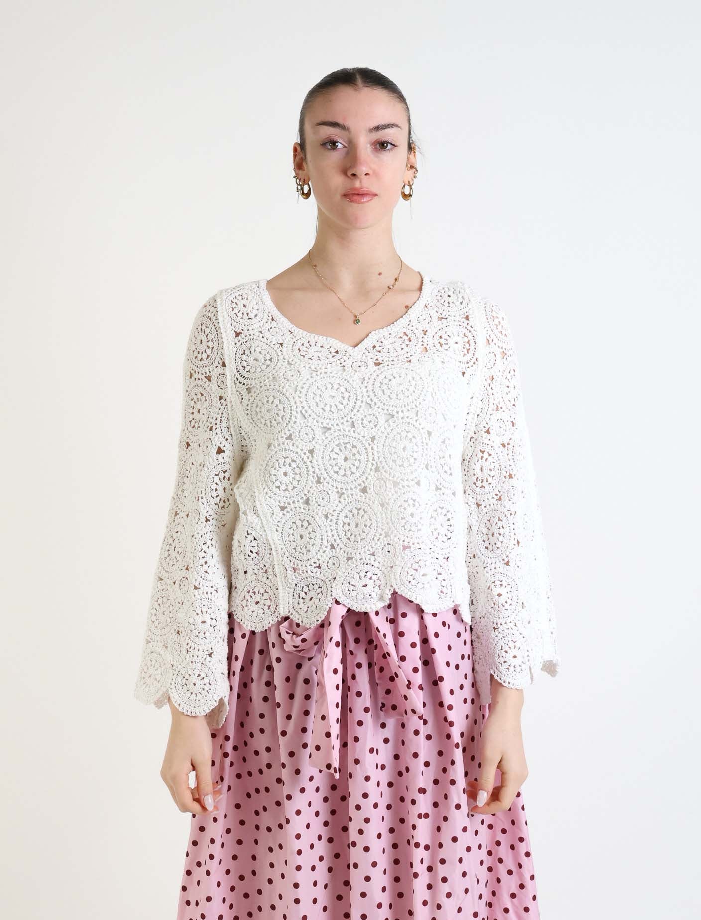 Maglia in macramè