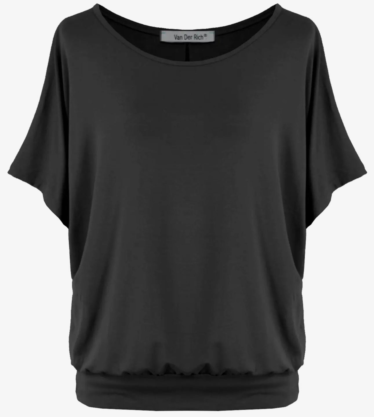 T shirt in viscosa con fascione