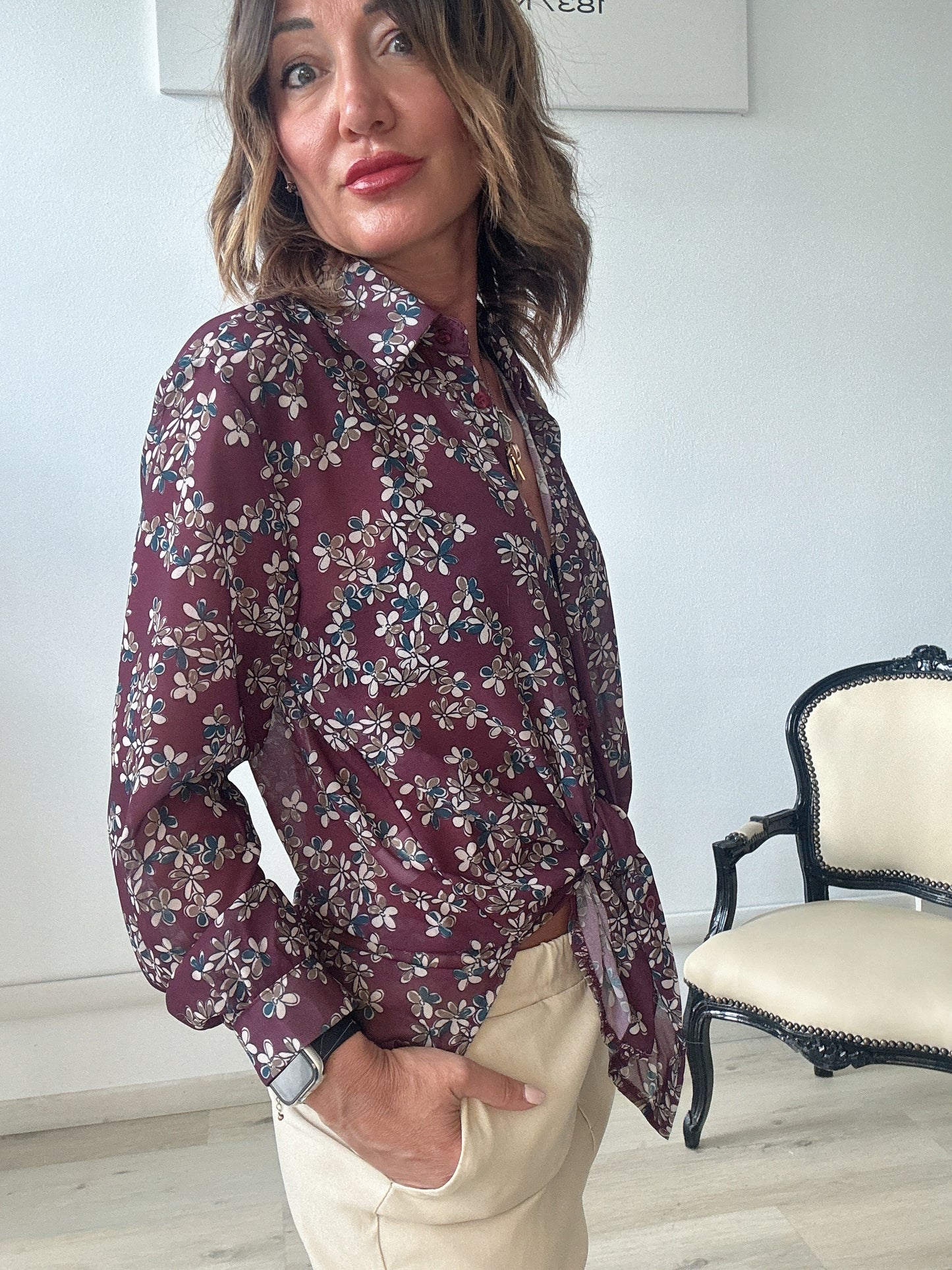 Camicia a fantasia