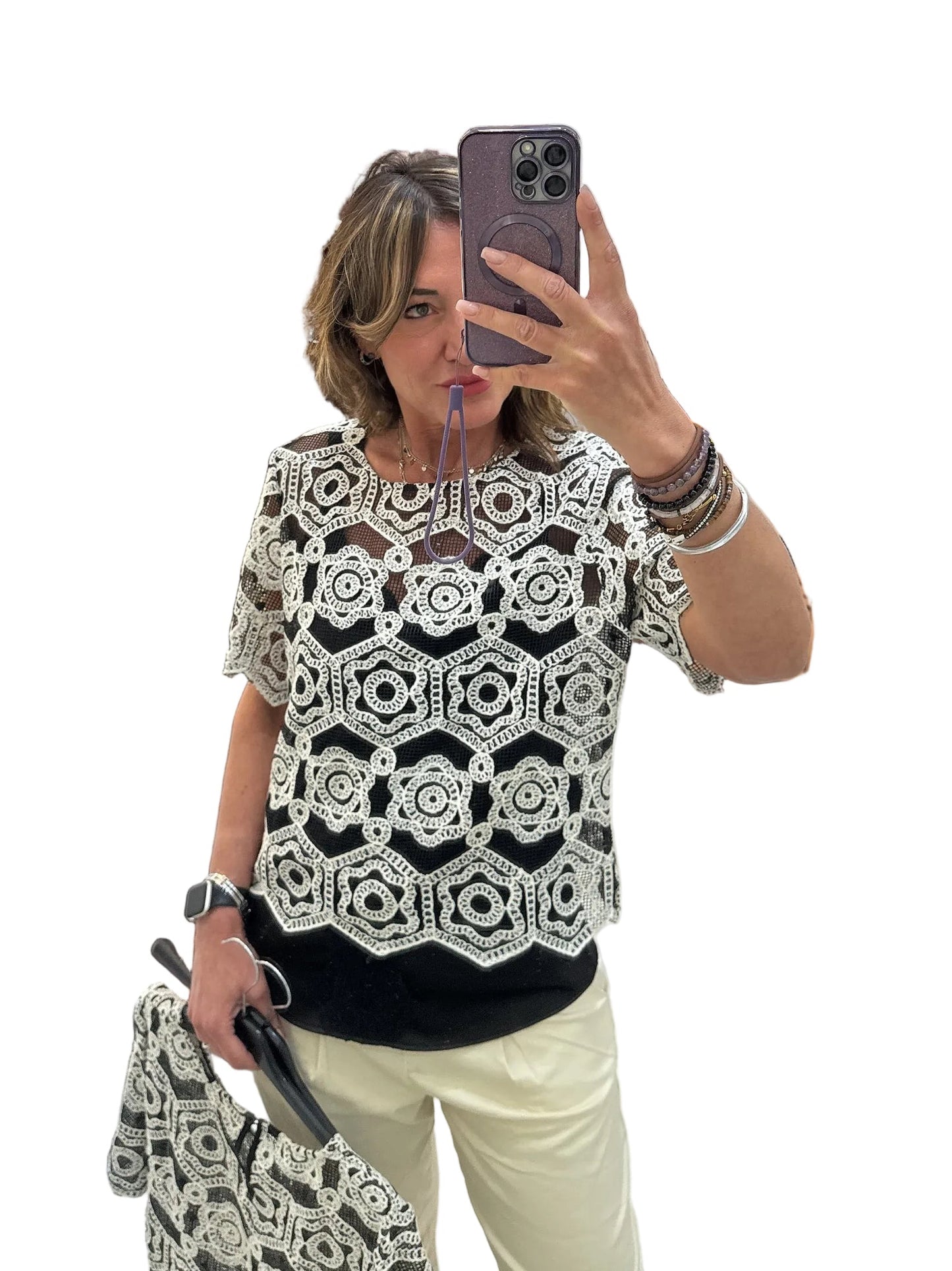 Top in pizzo