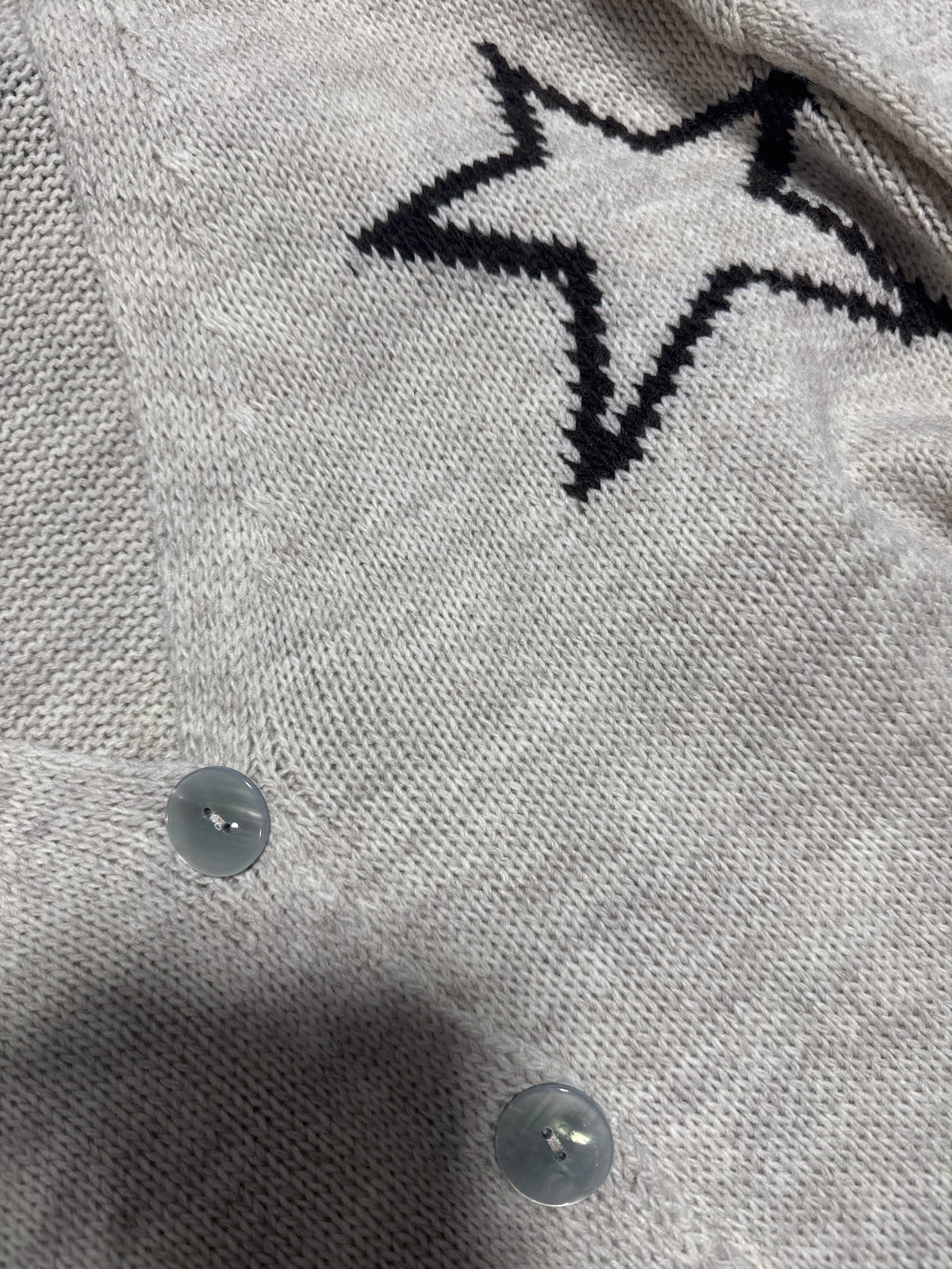 Cardigan con stelle