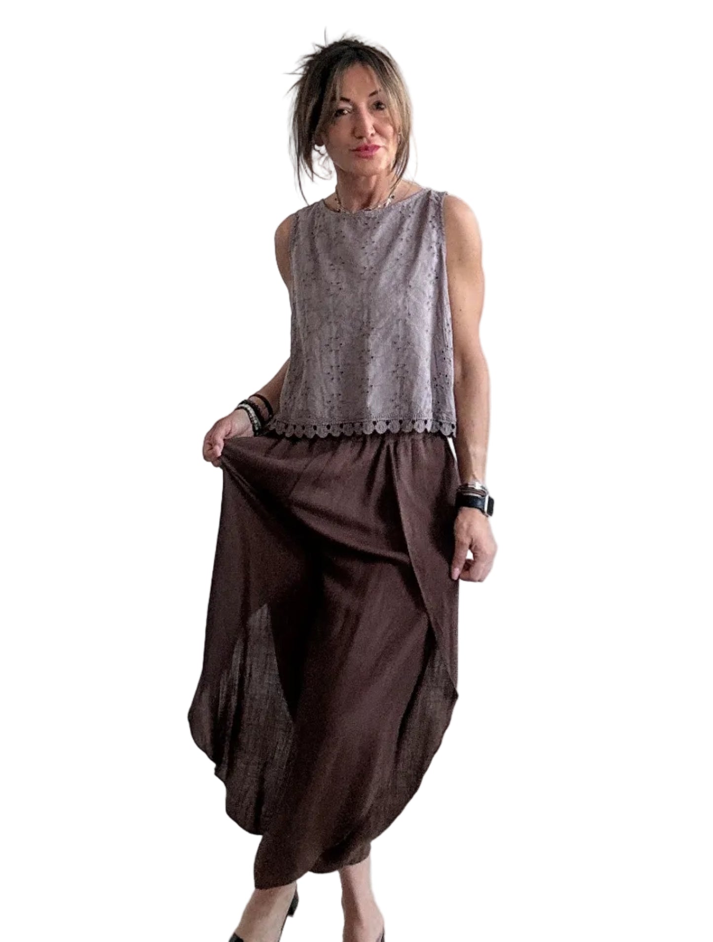Pantalone in viscosa