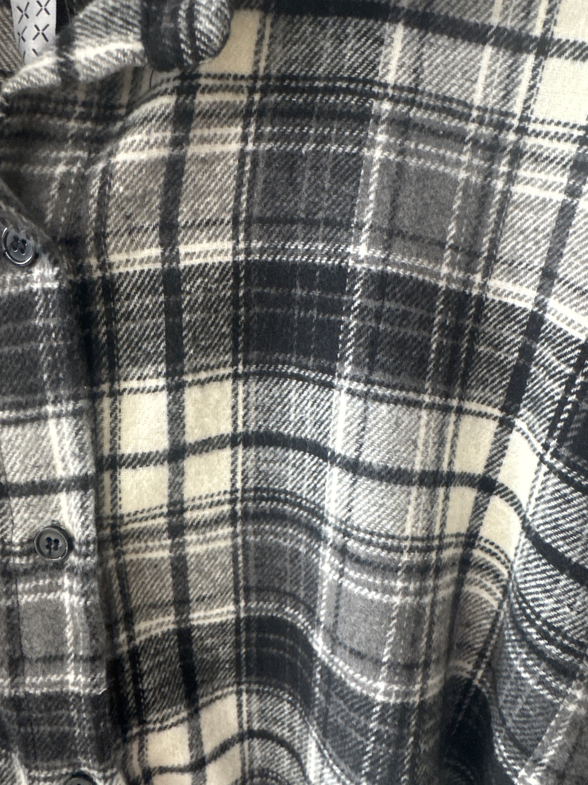Camicia over in flanella