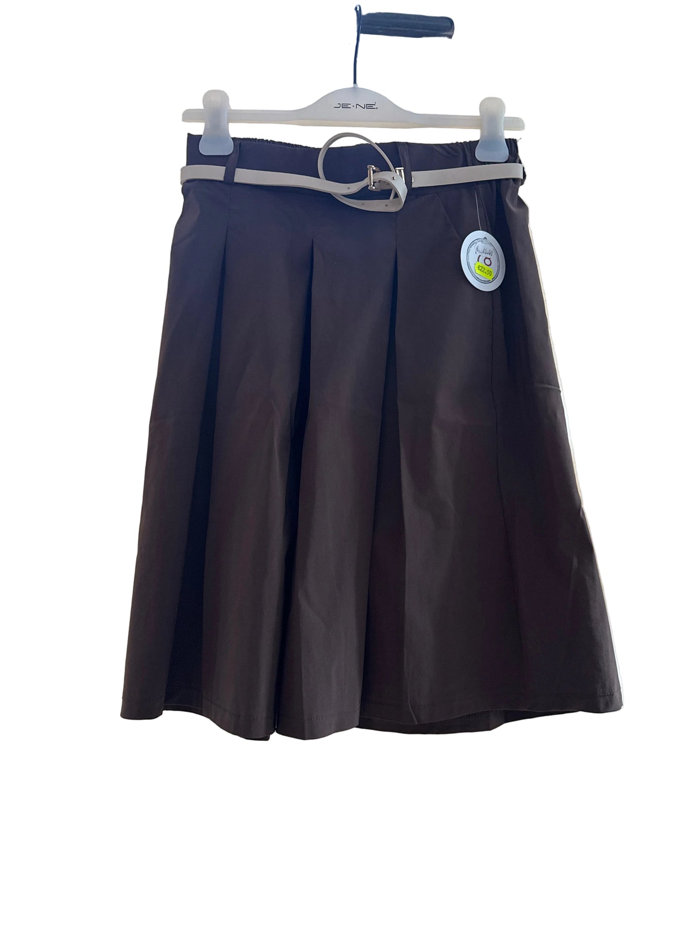Gonna pantalone con cintura