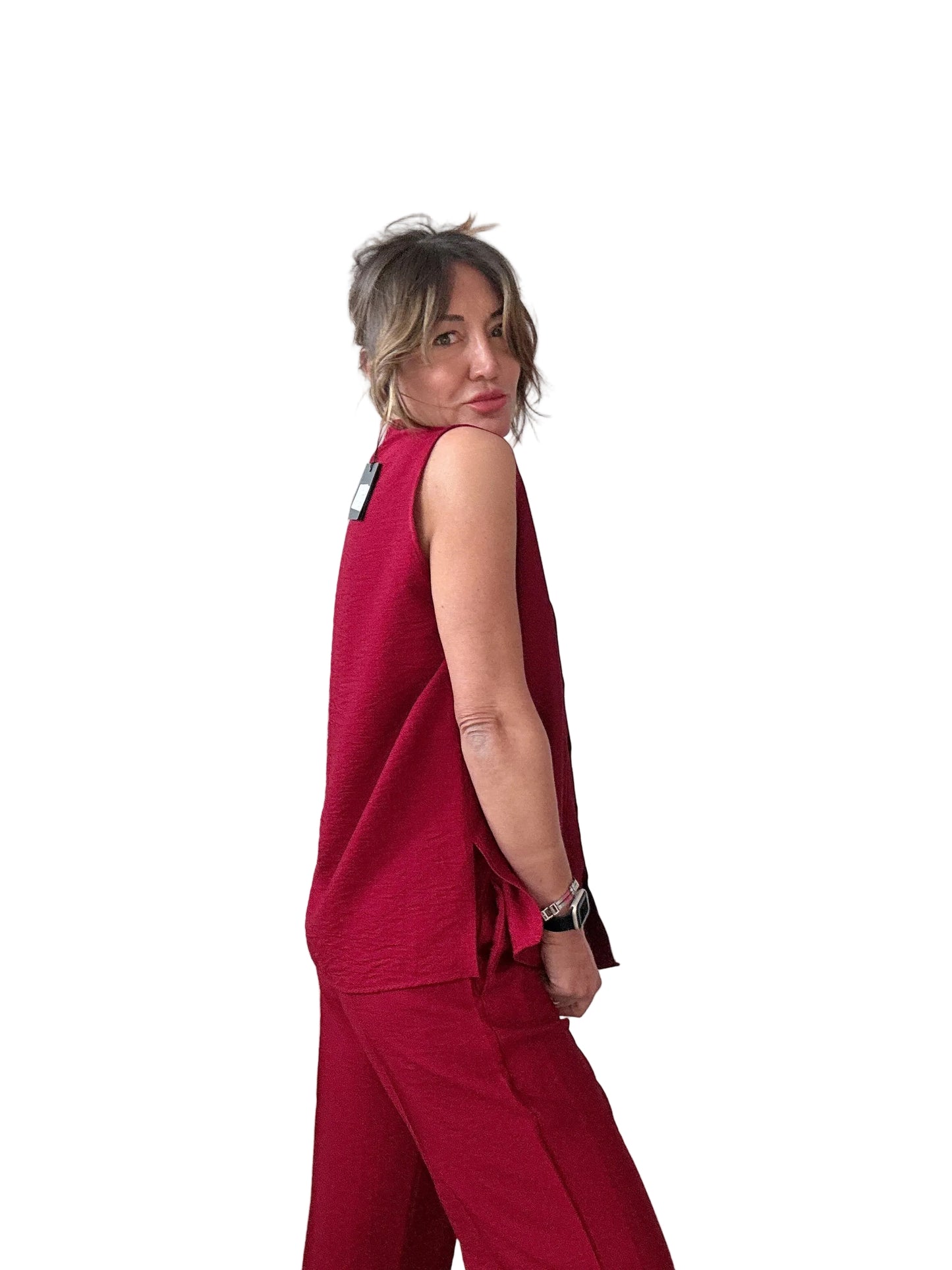 Blusa con bottoni