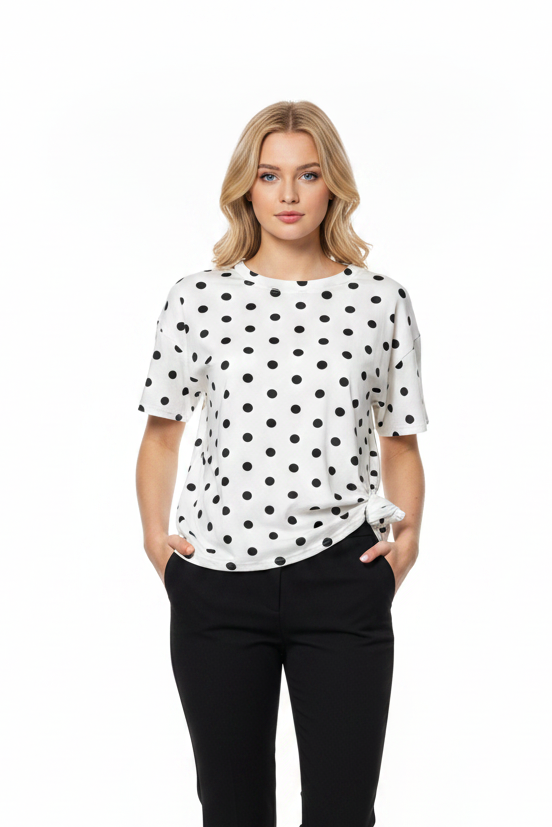 T shirt a pois