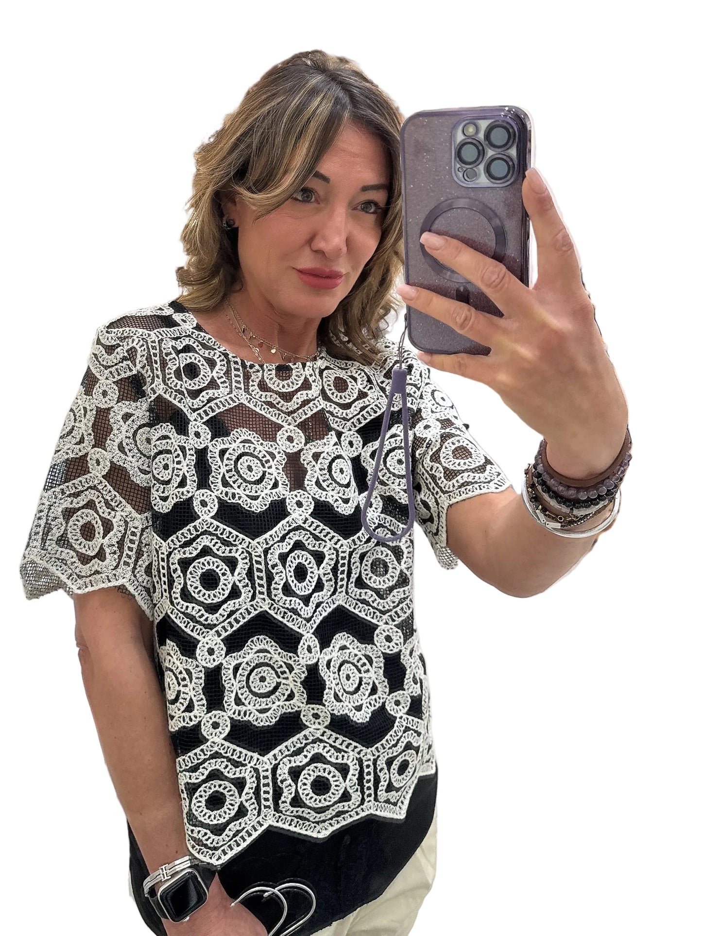 Top in pizzo
