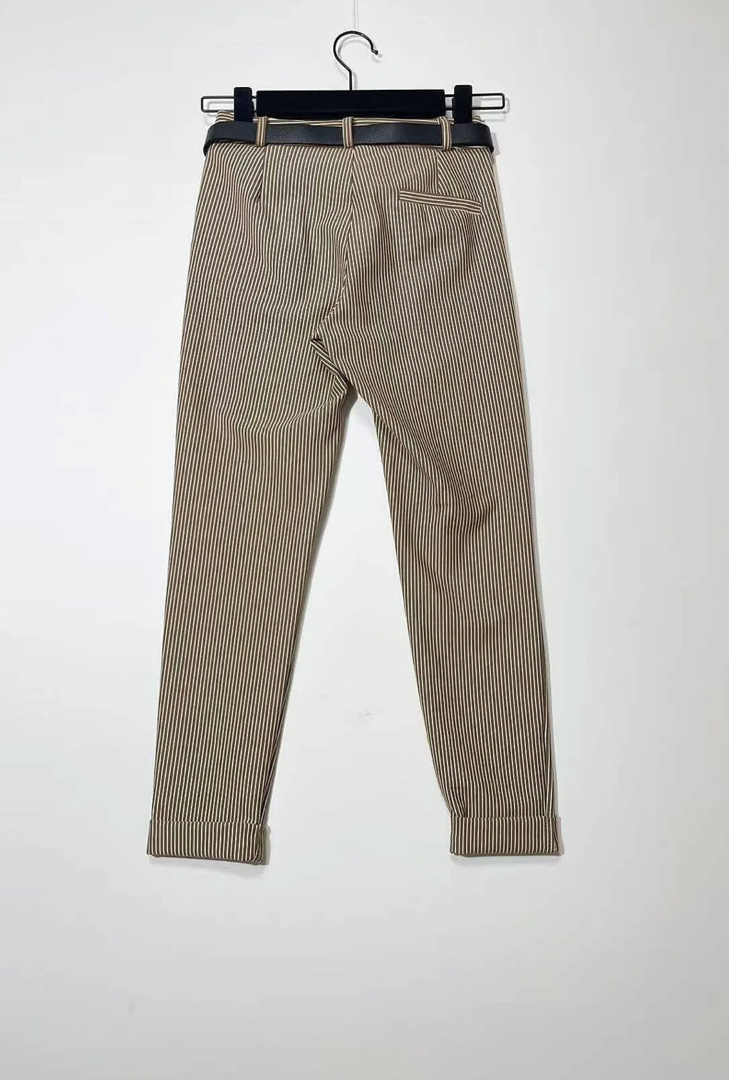 Pantalone gessato skinny