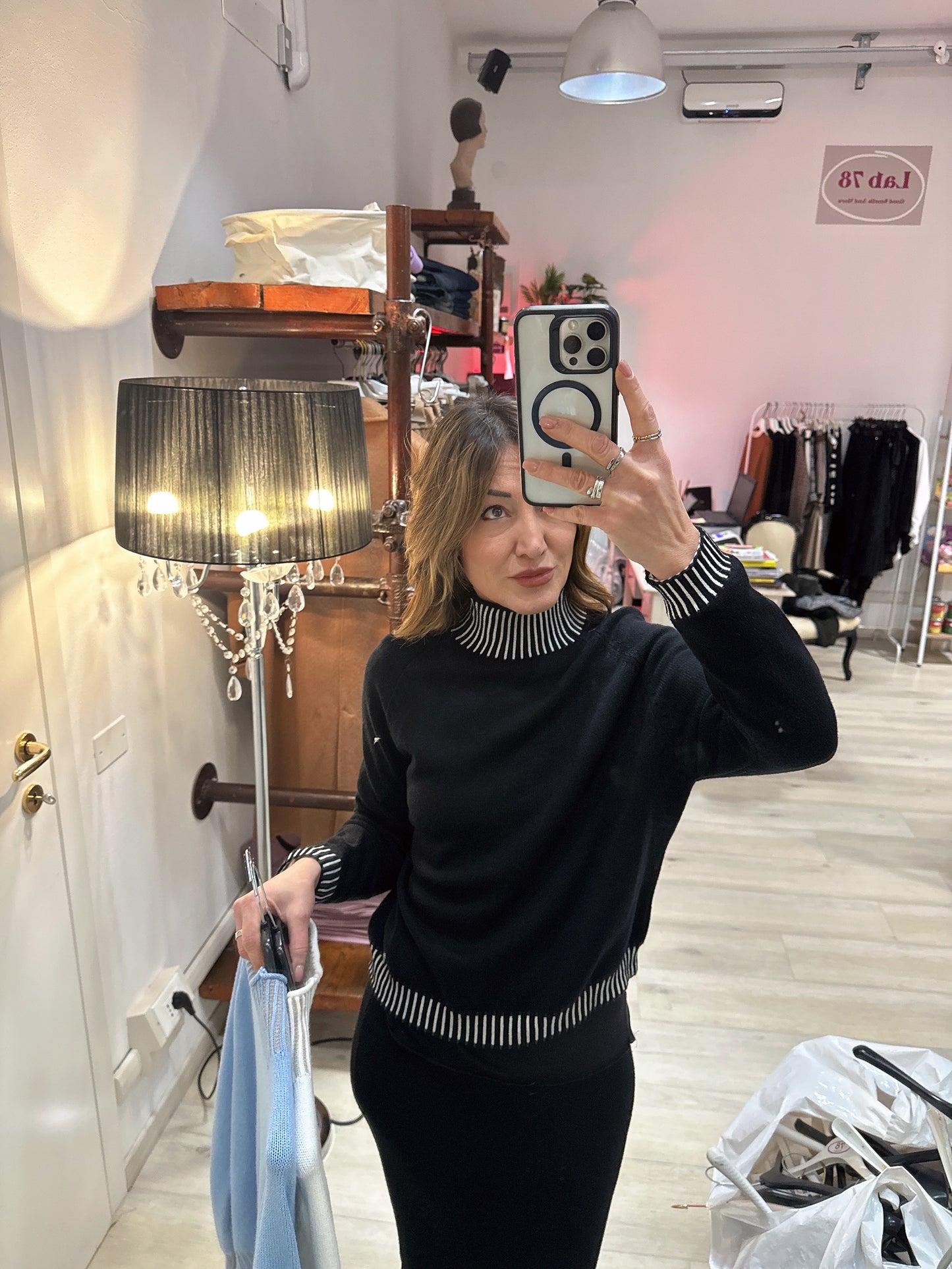 Maglia con contrasto