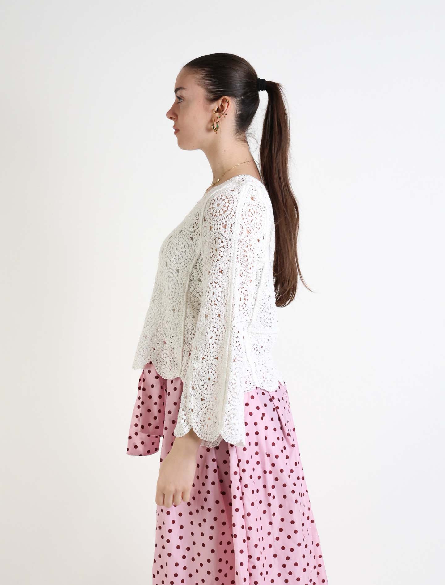 Maglia in macramè