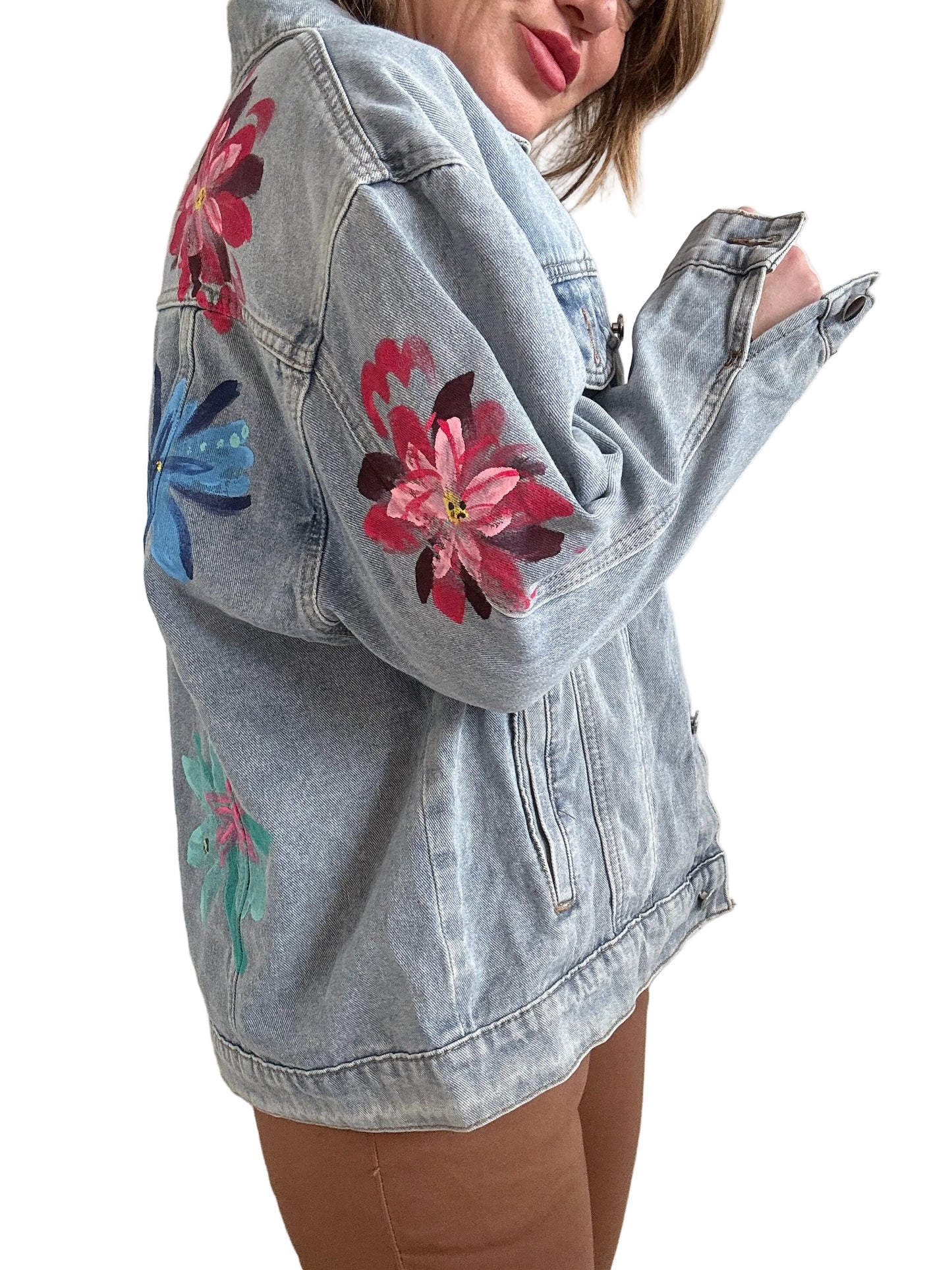 Giacca over decorata