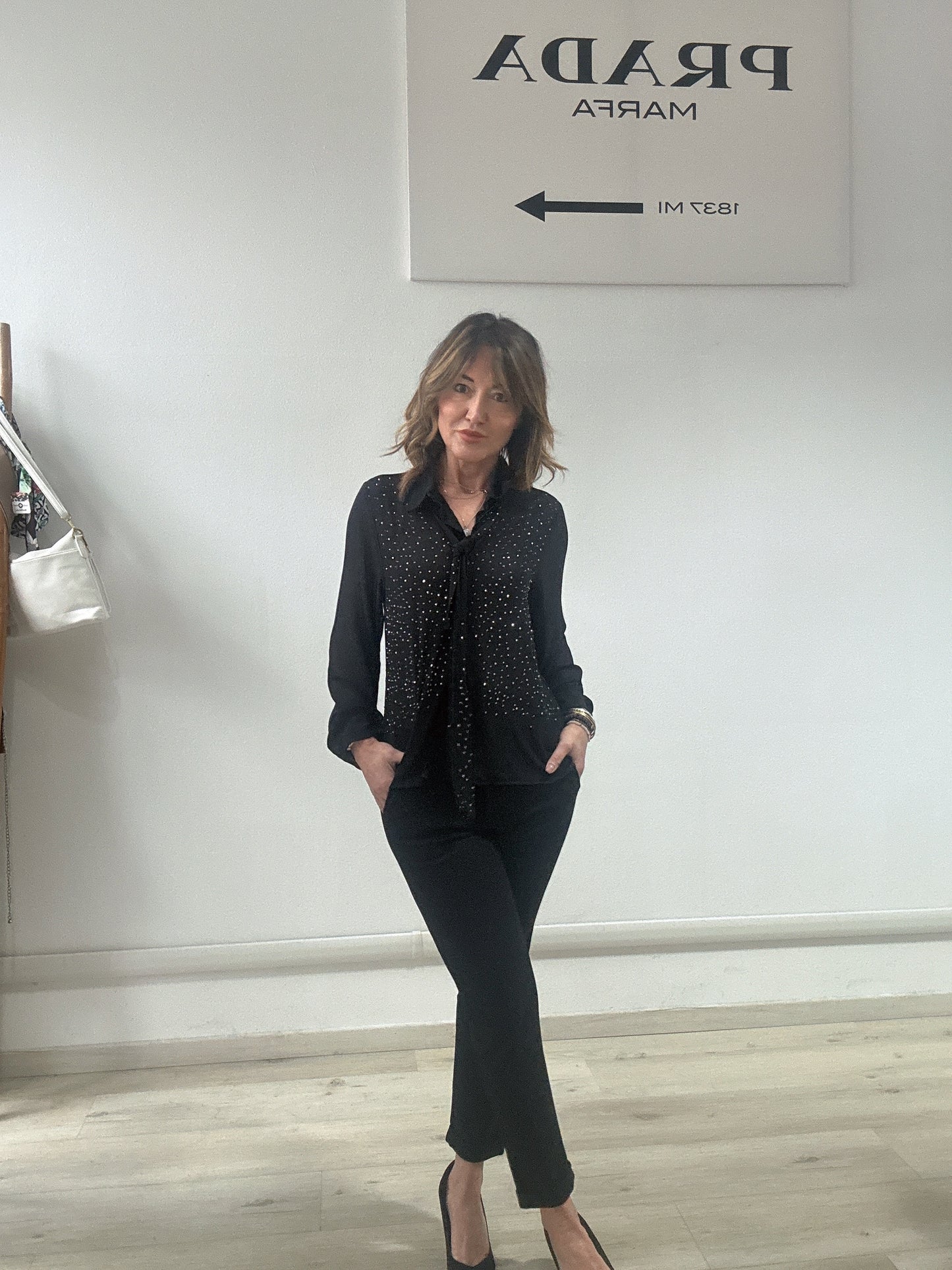 Camicetta con brillantini