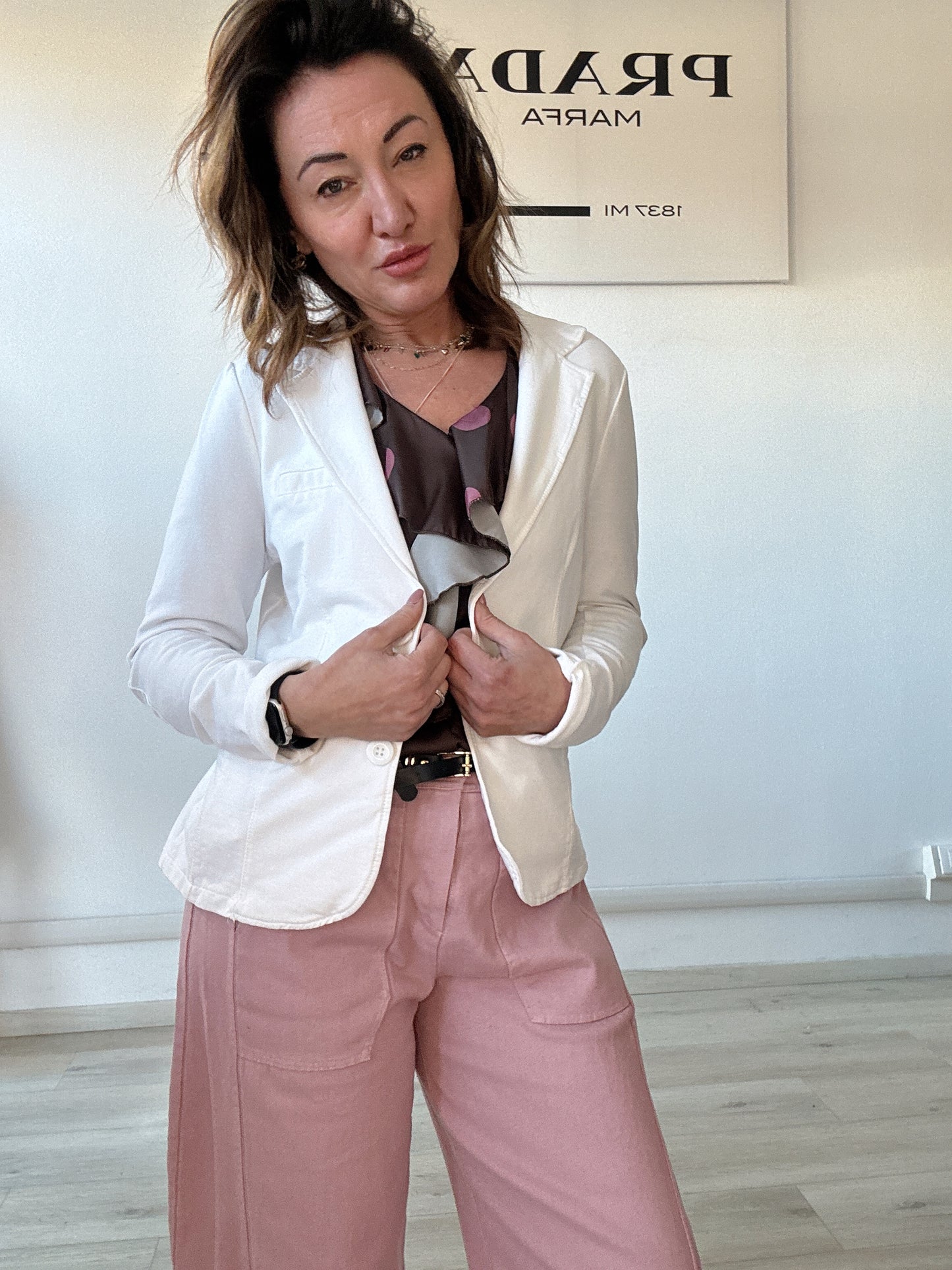 Blazer in felpa