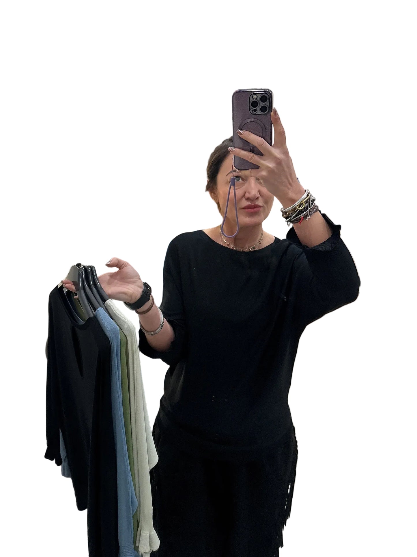 Maglia con goccia posteriore