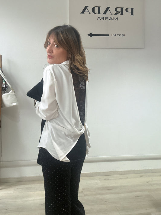 Camicia con pizzo