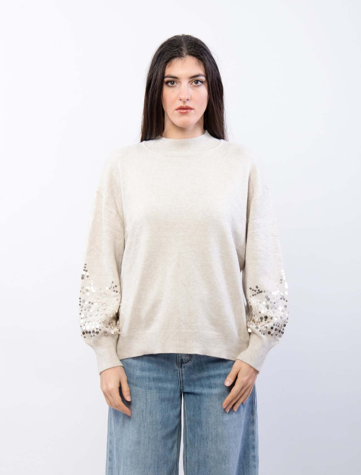 Lupetto con paillettes