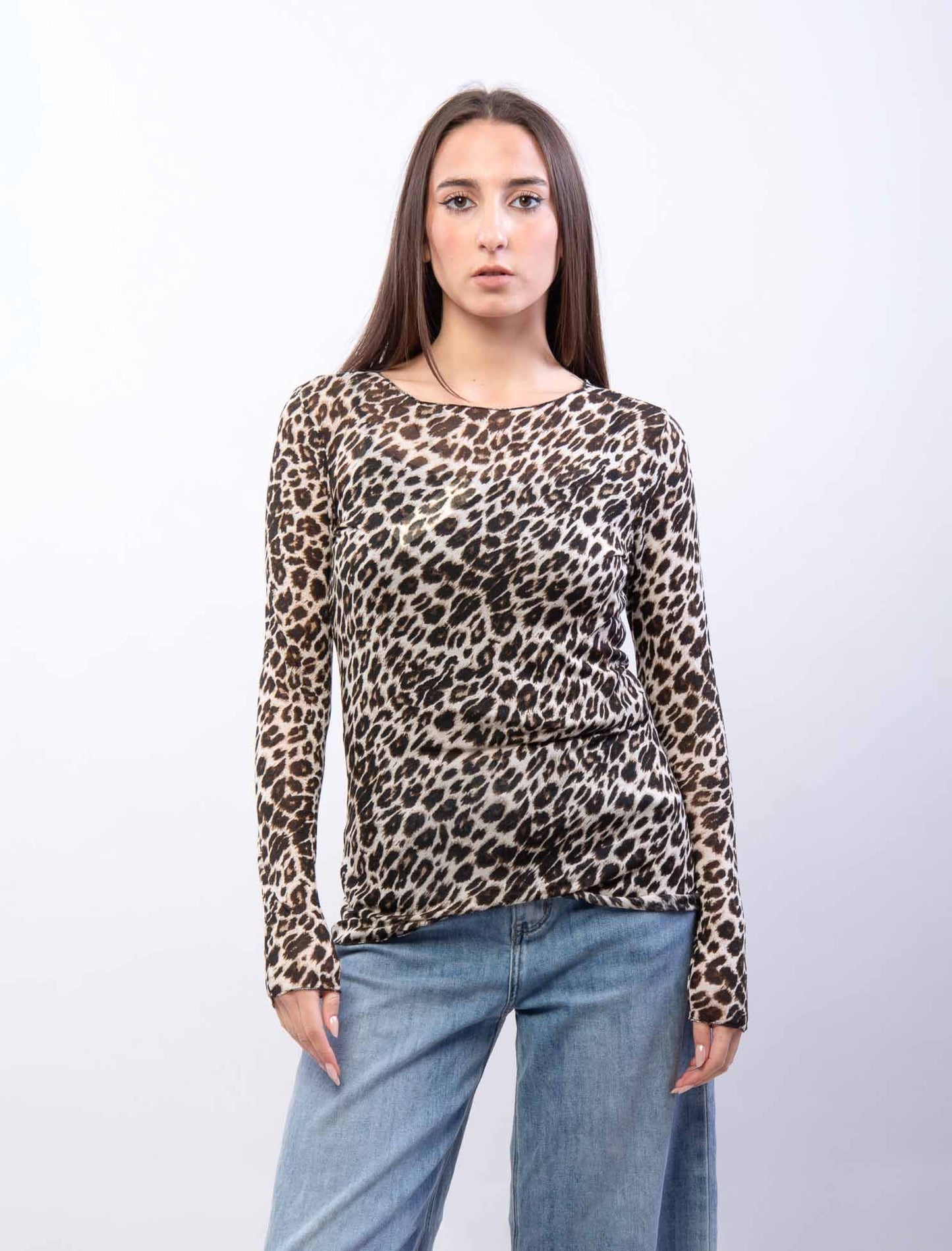 Maglietta misto cachemire