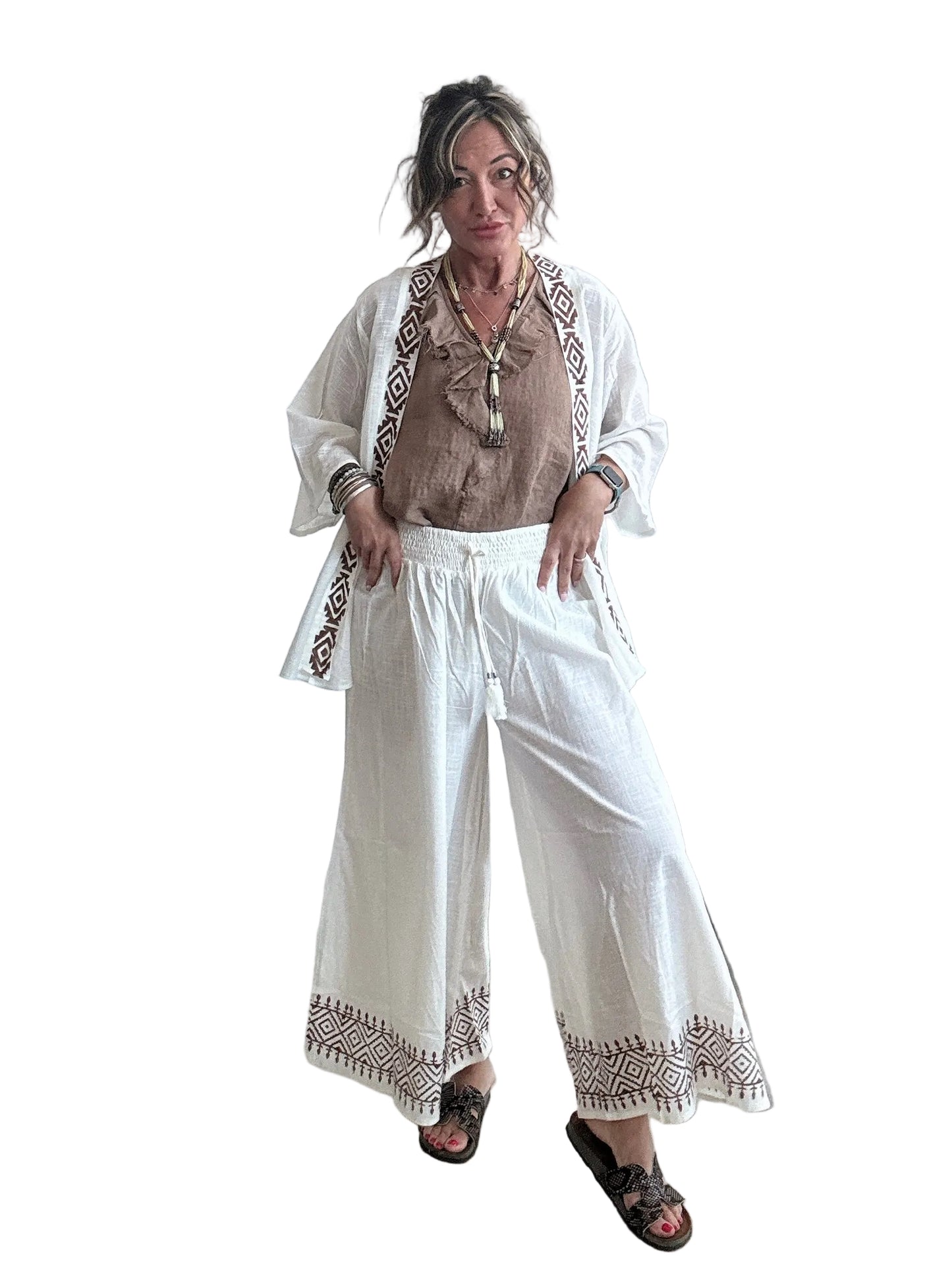 Pantalone palazzo etnico