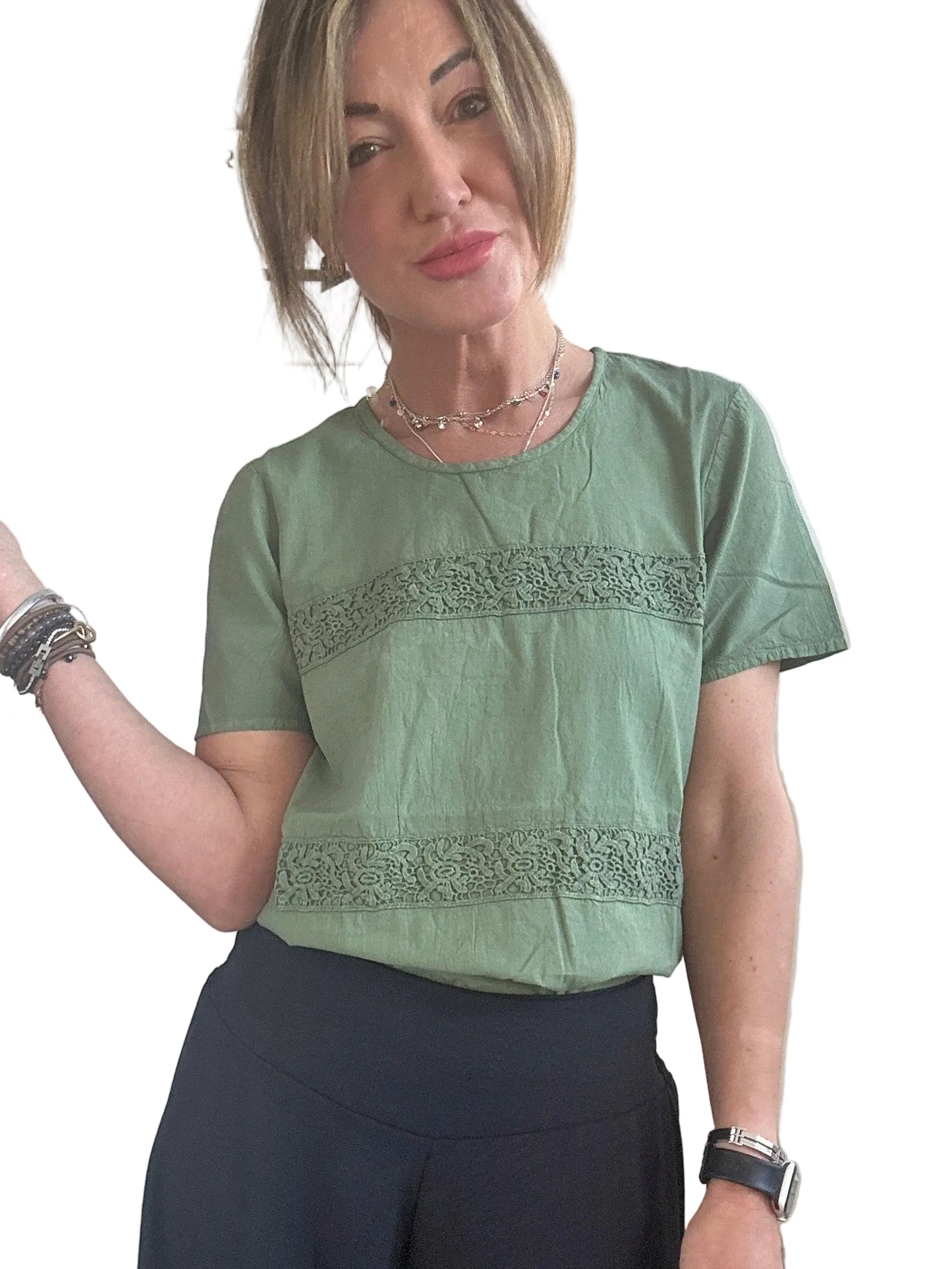 Blusa in mussola