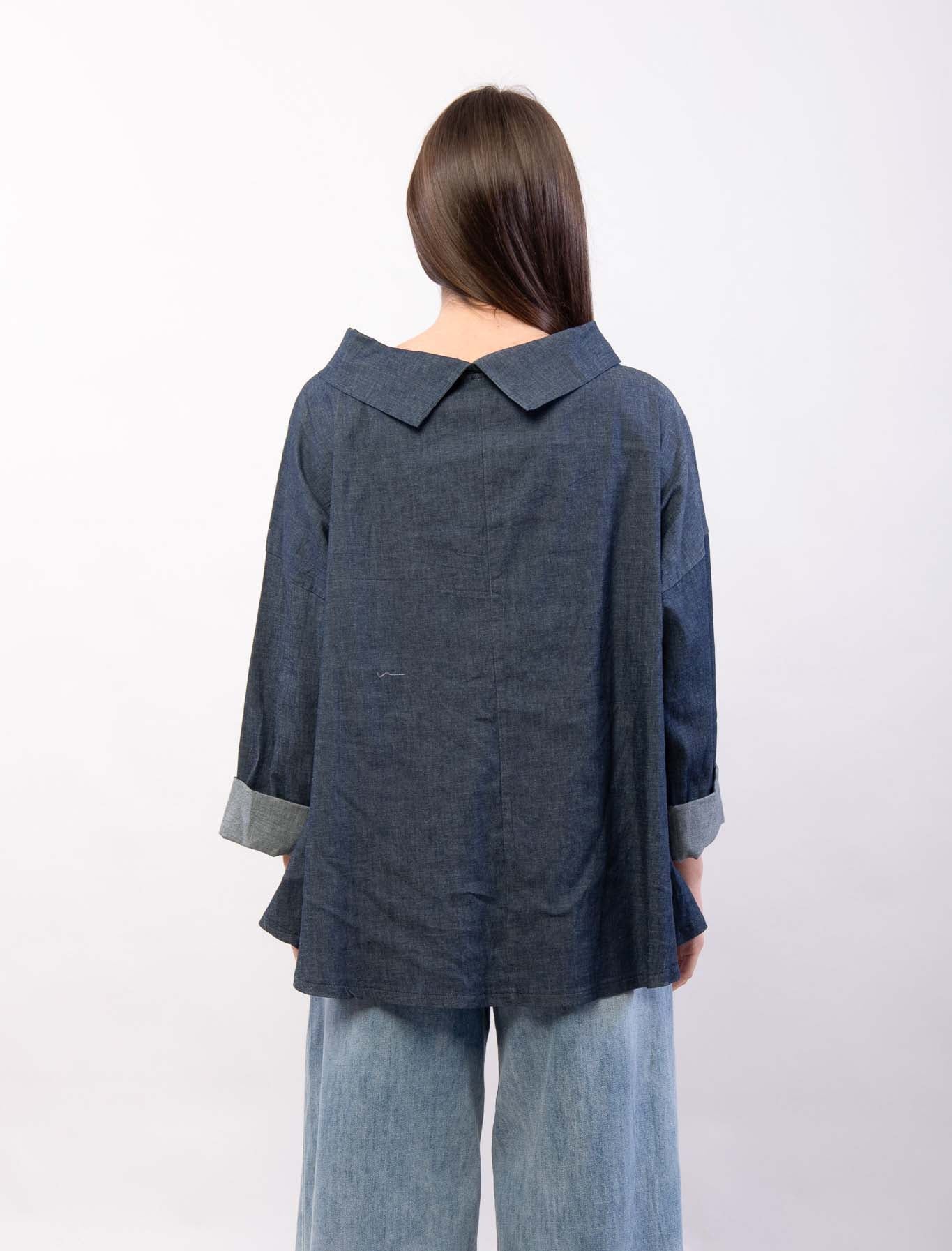 Blusa in chambray