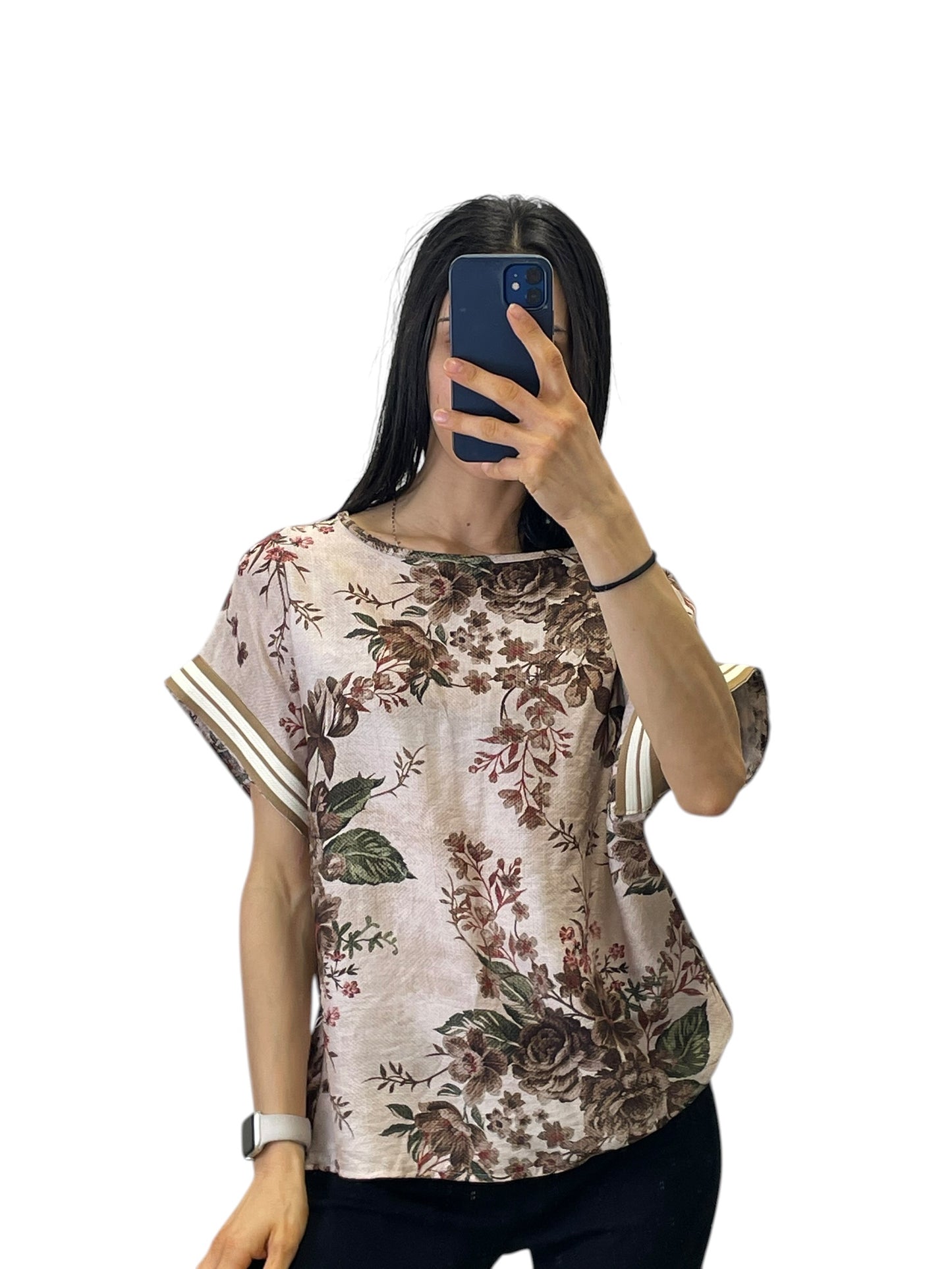 Blusa a fiori