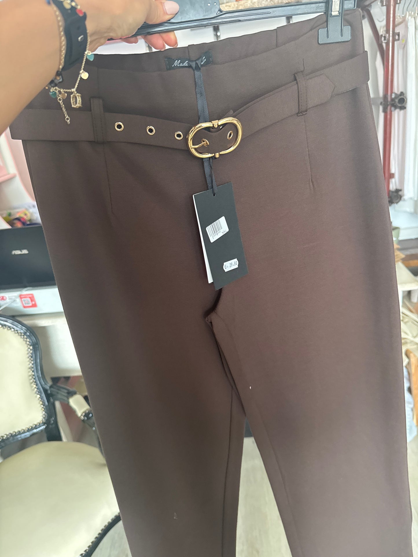 Pantalone a palazzo in viscosa