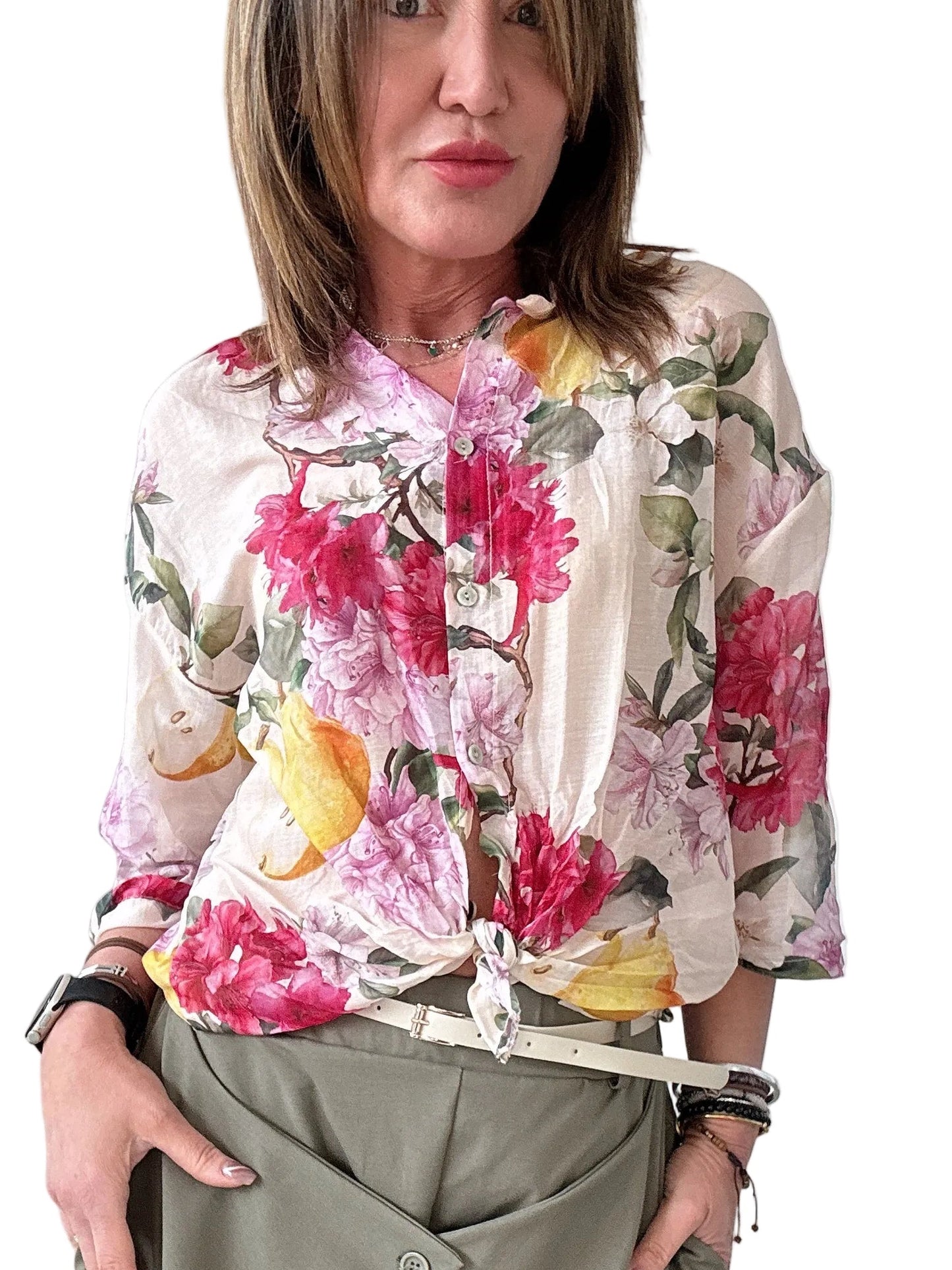 Camicia floreale