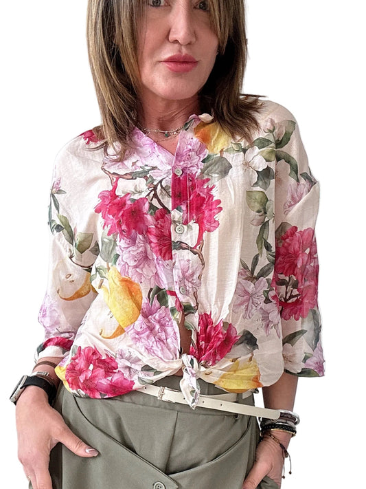 Camicia floreale