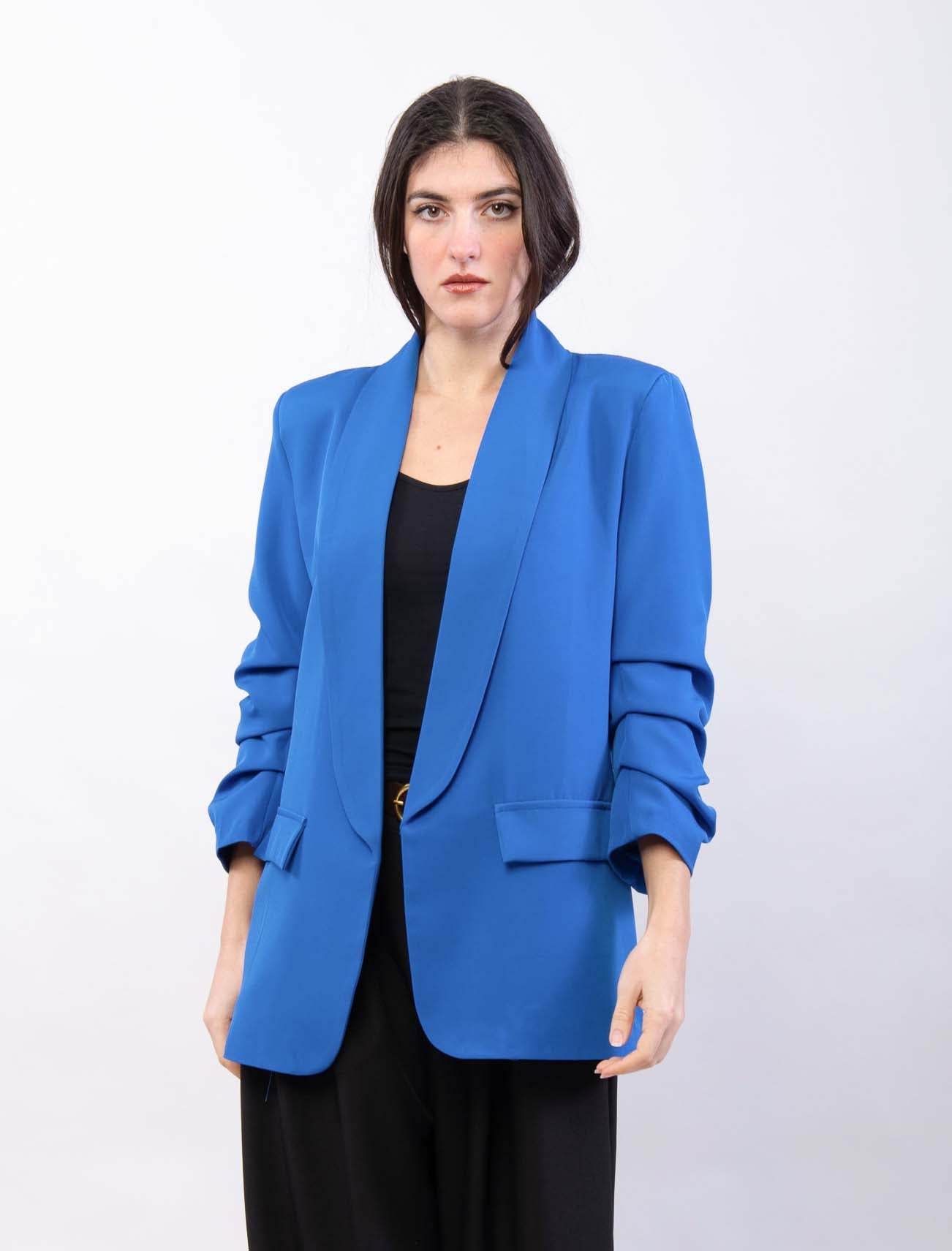 Blazer manica arriccio