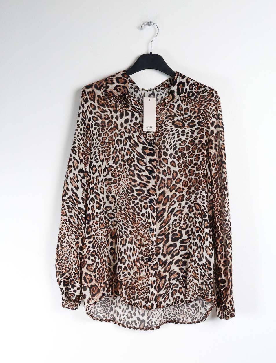 Camicia misto lana e viscosa