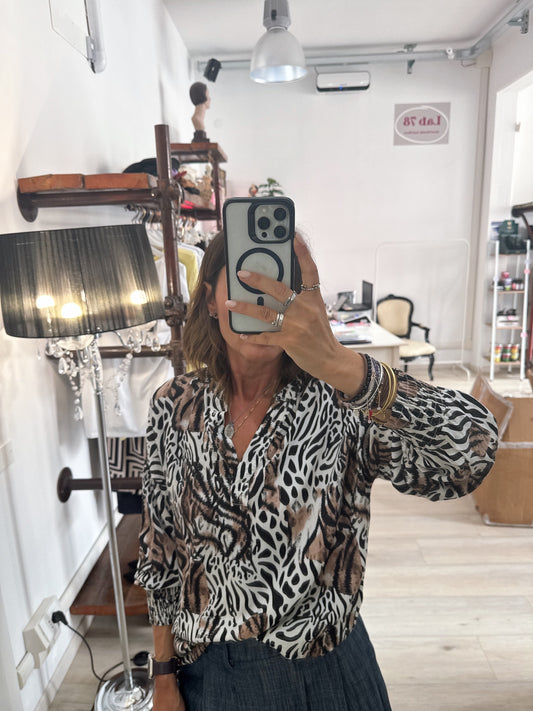 Blusa animalier