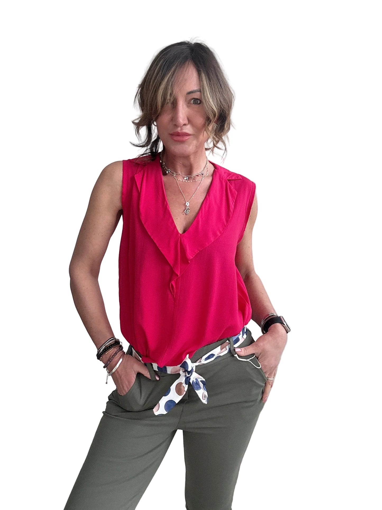 Blusa in viscosa