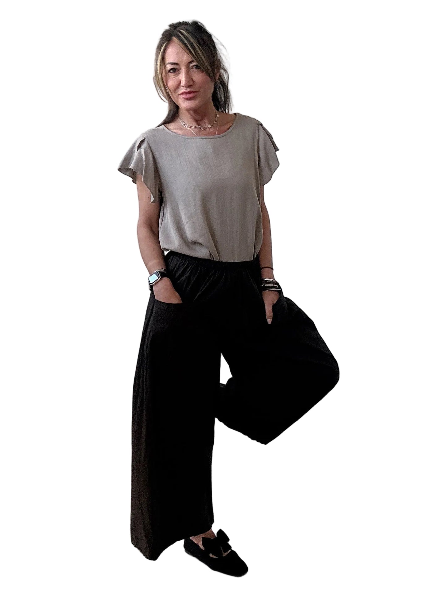 Pantalone con tasche