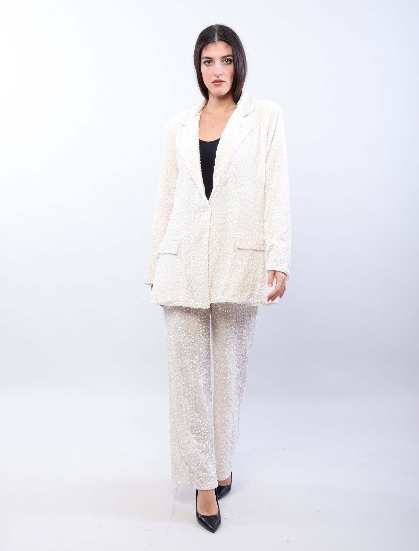 Pantalone con paillettes