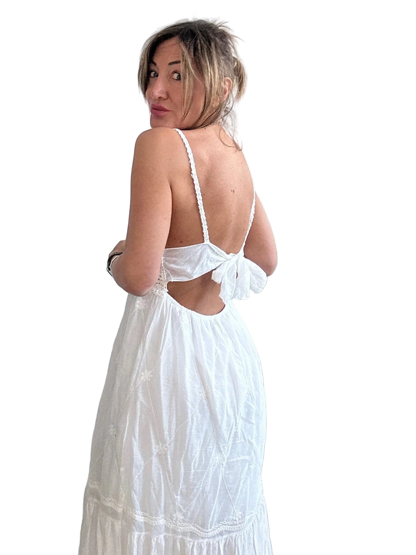 Abito scollo schiena