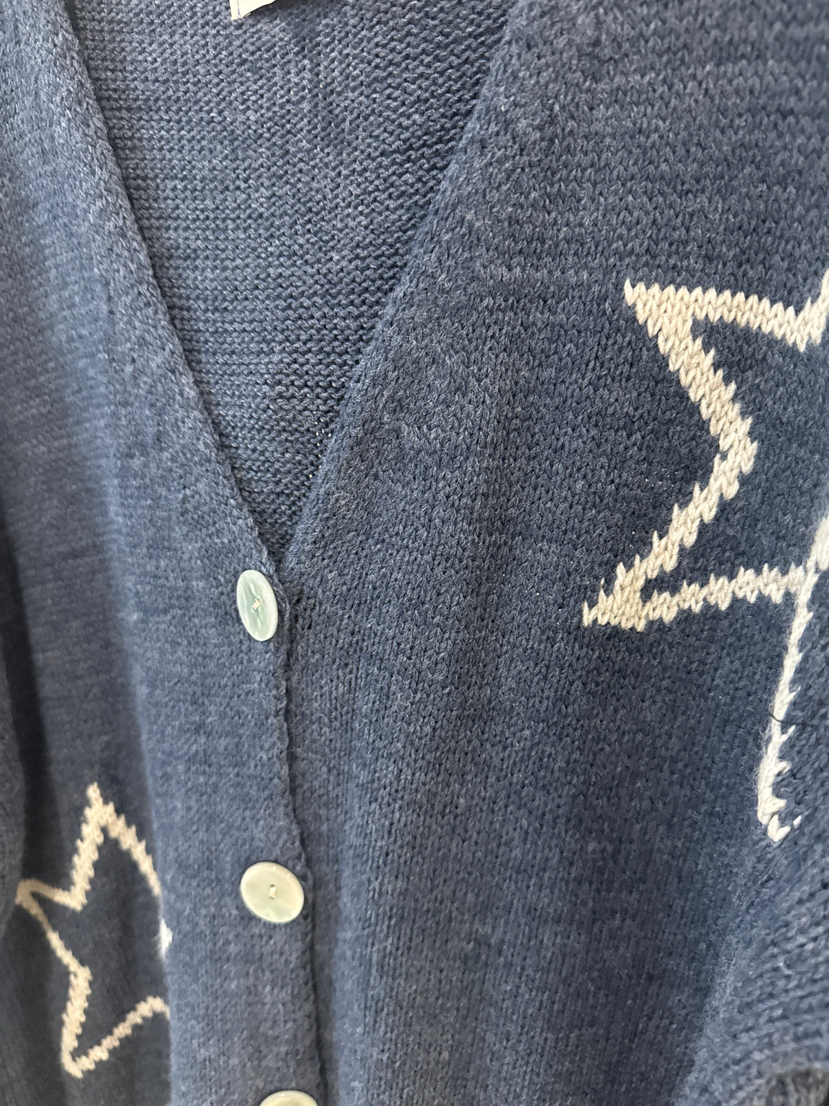 Cardigan con stelle