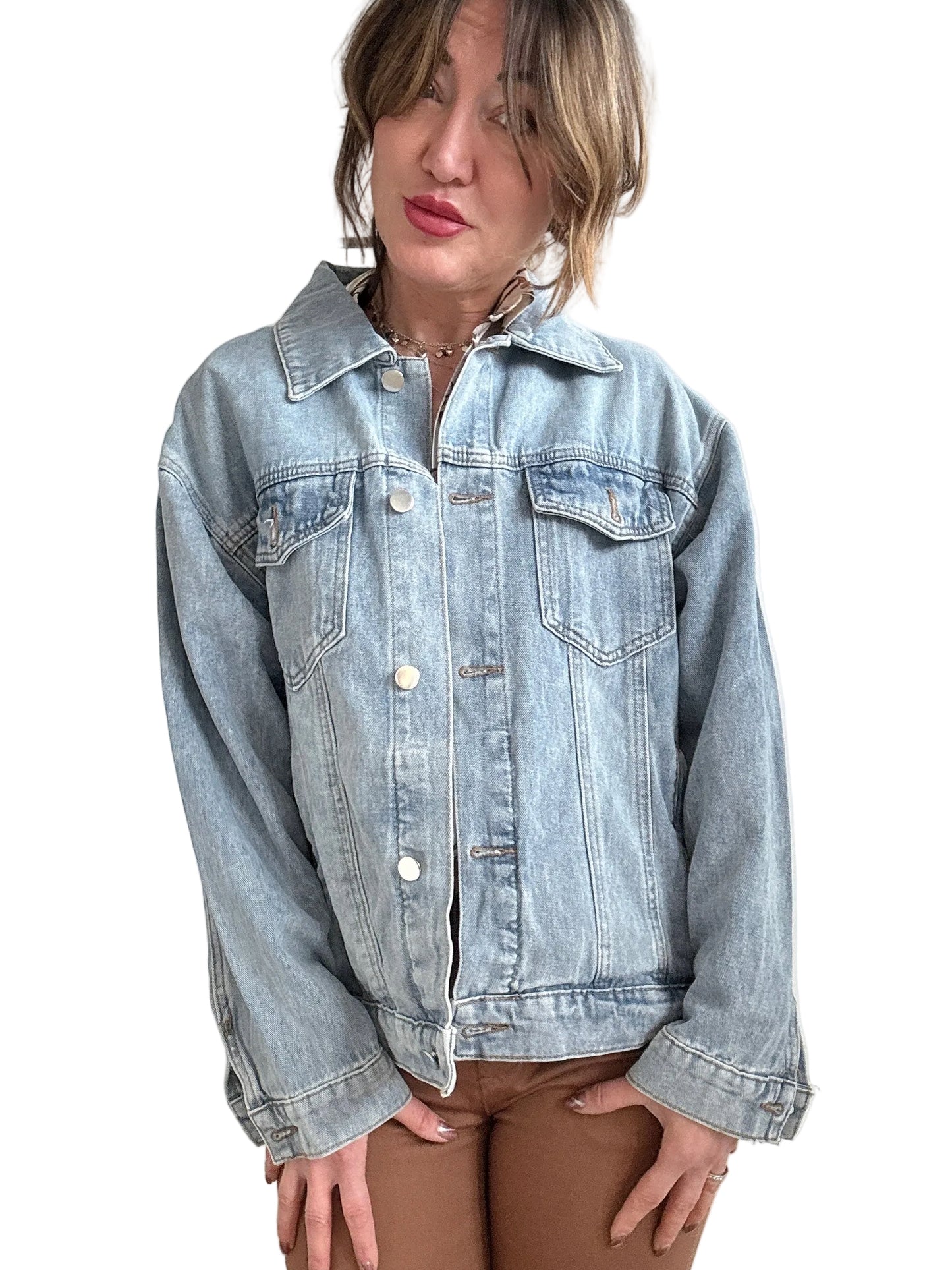 Giacca over decorata