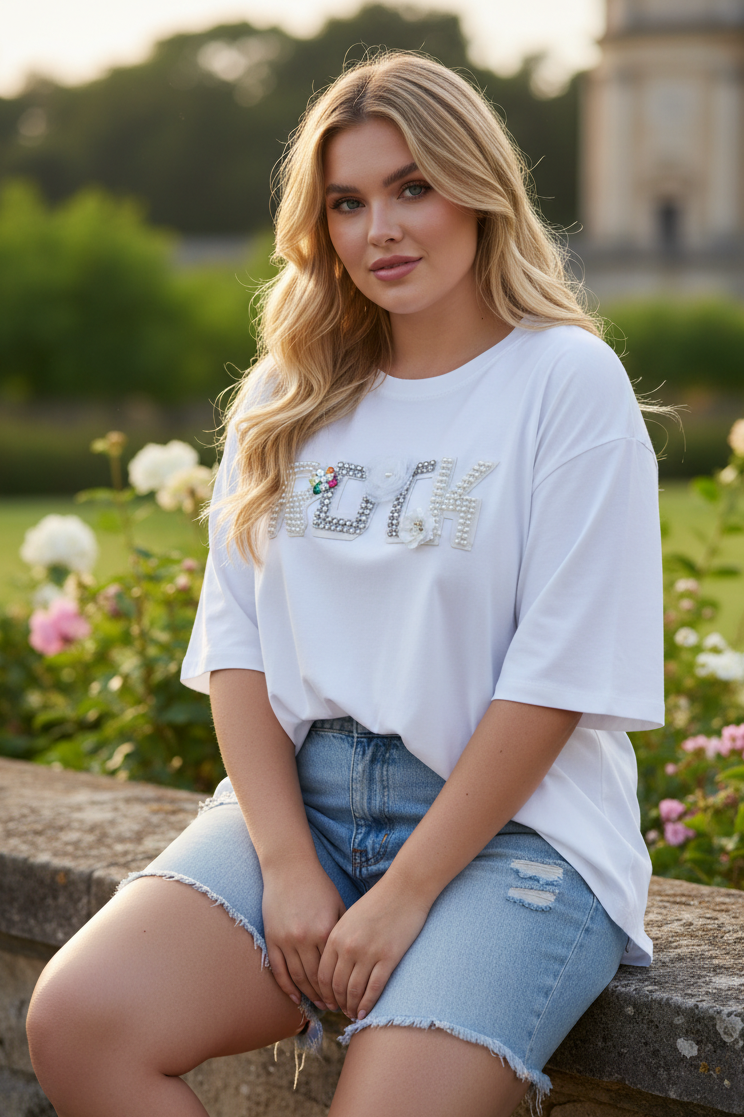 T shirt over Rock