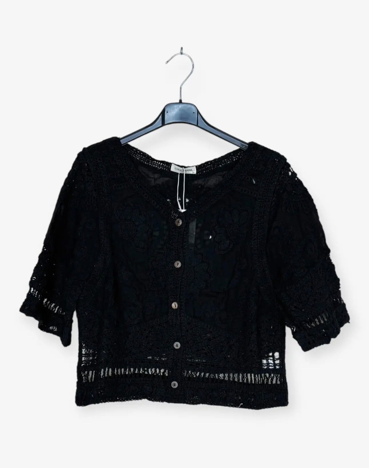 Camicetta in macramè